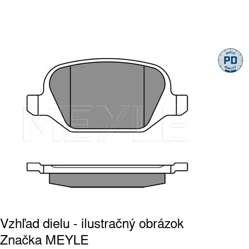 Brzdové dosky POLCAR S70-1611 - obr. 3