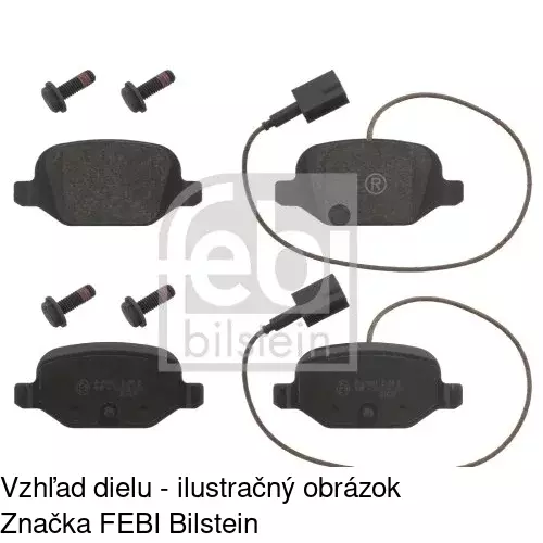 Brzdové dosky POLCAR S70-1611 - obr. 5