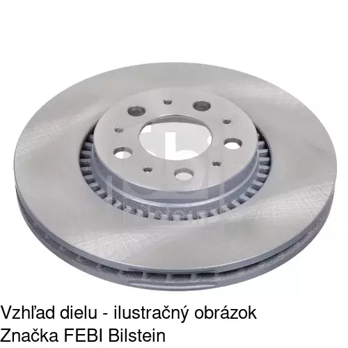 Brzdový kotúč POLCAR S71-0132 - obr. 1