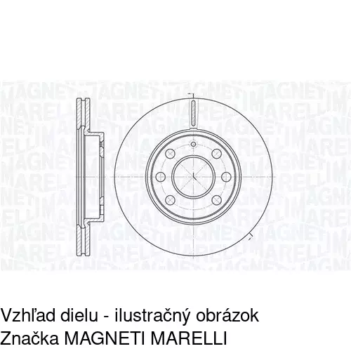 Brzdový kotúč POLCAR S71-0137 - obr. 3