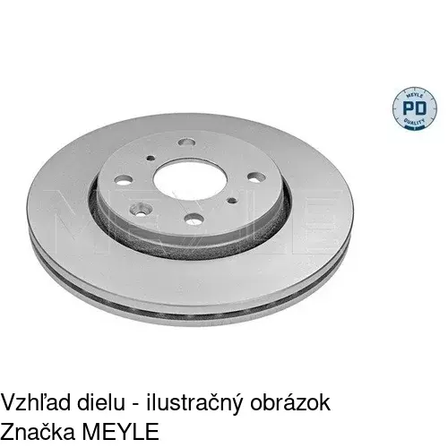 Brzdový kotúč POLCAR S71-0338 - obr. 4