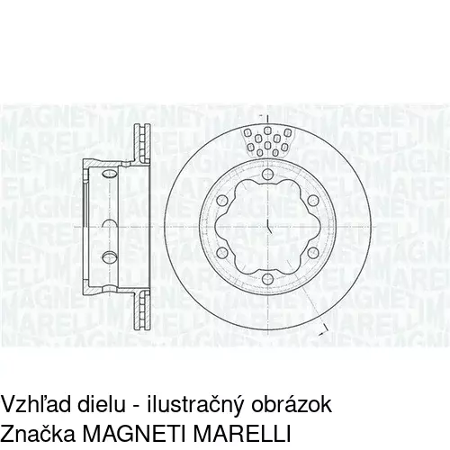 Brzdový kotúč POLCAR S71-1254 - obr. 2