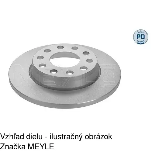 Brzdový kotúč POLCAR S71-1319 - obr. 3