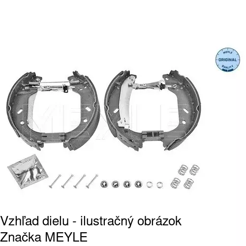 Brzdové čeľuste POLCAR S72-1042 - obr. 2