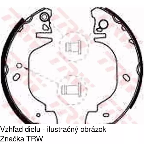 Brzdové čeľuste POLCAR S72-1051 - obr. 5