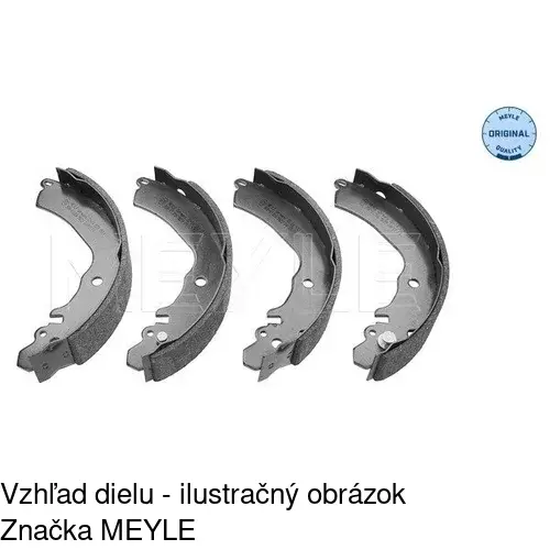 Brzdové čeľuste POLCAR S72-1073 - obr. 1