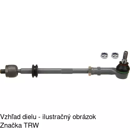 Tyč riadenia POLCAR V-721706 - obr. 5