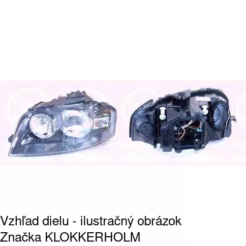 Hlavný reflektor POLCAR 1331095U