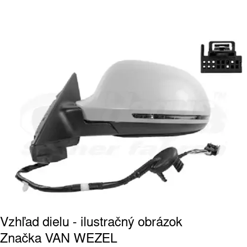 Vonkajšie zrkadlo 1332511S /POLCAR/ - obr. 4