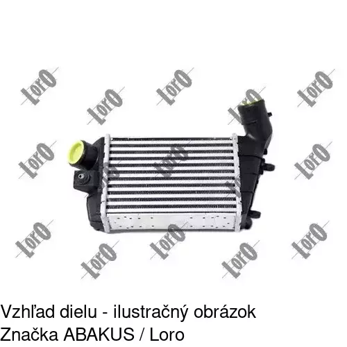 Chladiče vzduchu (Intercoolery) POLCAR 1404J8-1 - obr. 3