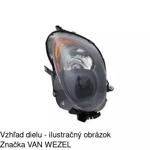 Hlavný reflektor POLCAR 1425094E - obr. 2