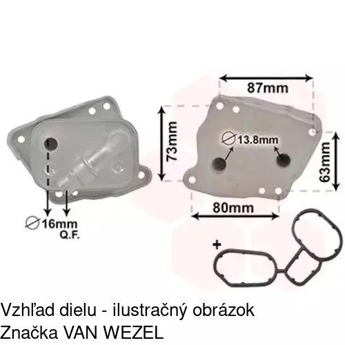 Chladiče oleja POLCAR 2001L8-3