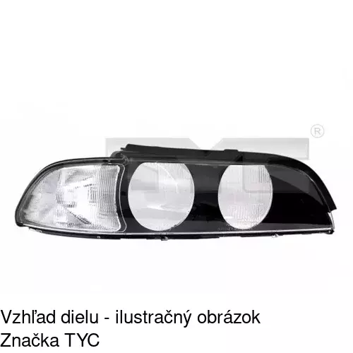 Sklo reflektora POLCAR 2016128E