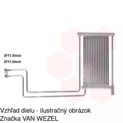 Chladiče oleja POLCAR 2016L83X