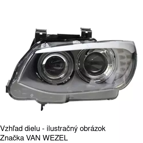 Hlavný reflektor POLCAR 2043093U - obr. 2