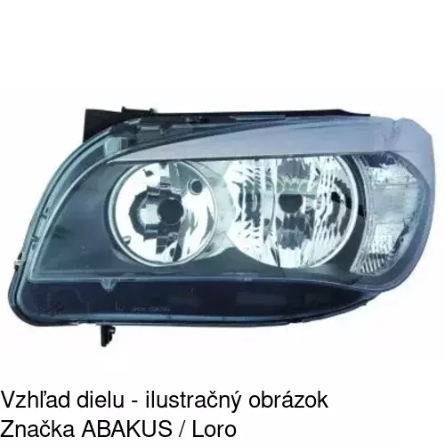 Hlavný reflektor POLCAR 2060094E - obr. 2