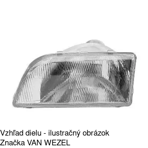 Hlavný reflektor POLCAR 230409-E - obr. 3