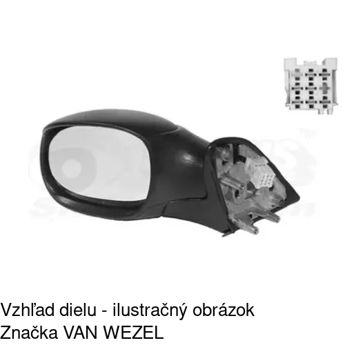 Vonkajšie zrkadlo POLCAR 2327516E - obr. 3