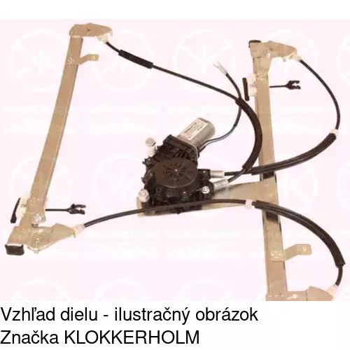 Elektrický mechanizmus okna dverí POLCAR 2327PSE2 - obr. 1