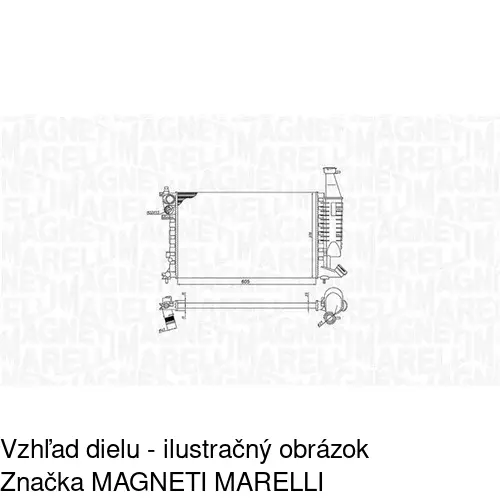 Chladiče vody 235008A9 /POLCAR/ - obr. 1