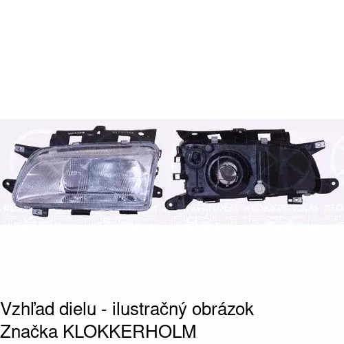 Hlavný reflektor POLCAR 235010-E - obr. 1