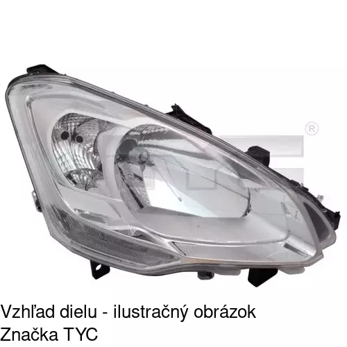 Hlavný reflektor POLCAR 235209-V - obr. 1