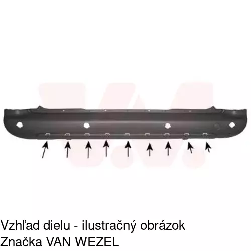 Zadný nárazník 23529615J /POLCAR/ - obr. 1