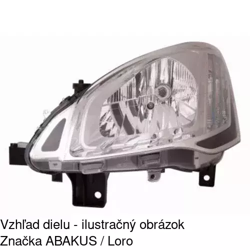 Hlavný reflektor POLCAR 23U110-E - obr. 3