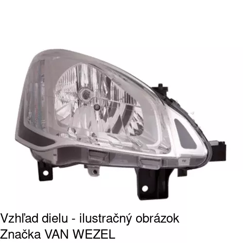 Hlavný reflektor POLCAR 23U110-E - obr. 4