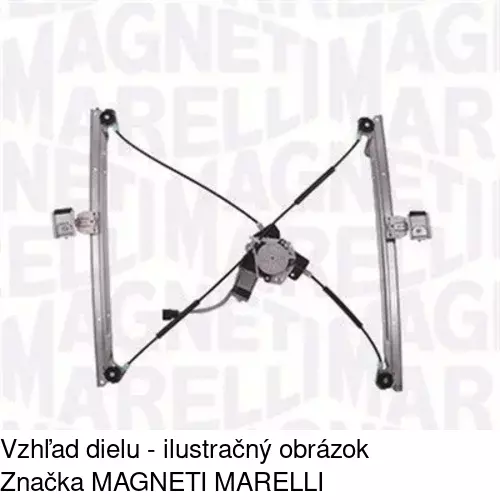 Elektrický mechanizmus okna dverí POLCAR 2421PSE2 - obr. 2