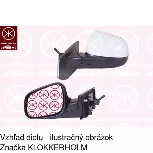 Vonkajšie zrkadlo POLCAR 2502521E - obr. 1