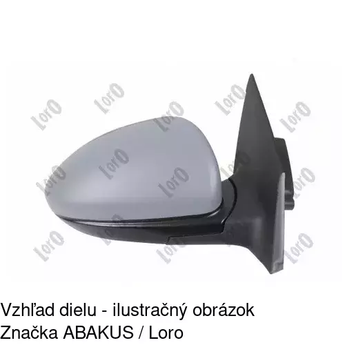 Vonkajšie zrkadlo POLCAR 2508525S - obr. 4