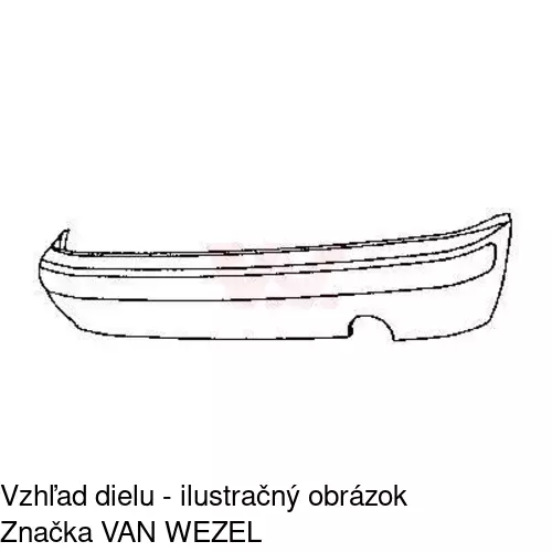 Zadný nárazník POLCAR 270596-2