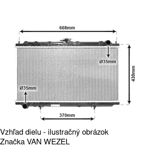 Chladiče vody POLCAR 273208-2 - obr. 4