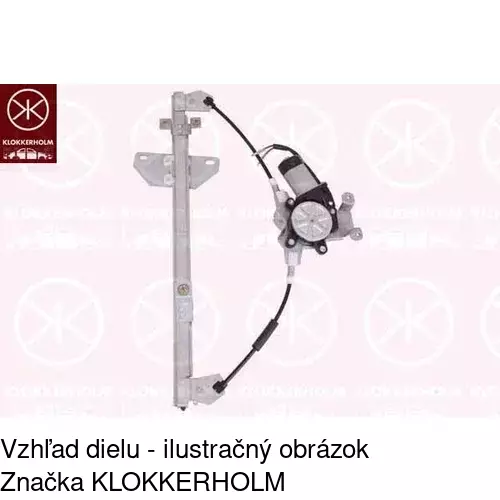 Elektrický mechanizmus okna dverí POLCAR 2734PSE4 - obr. 1