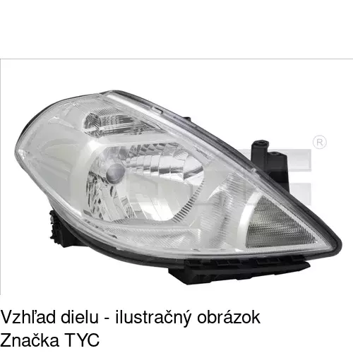 Hlavný reflektor POLCAR 2758105E