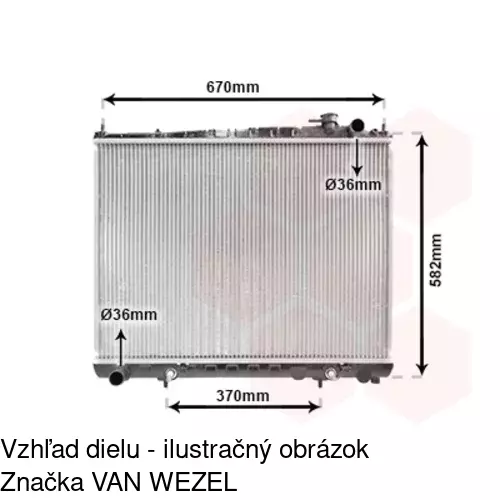 Chladiče vody 278108-1 /POLCAR/ - obr. 3