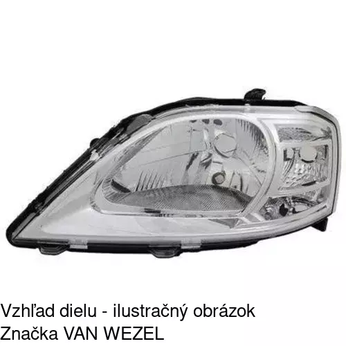 Hlavný reflektor POLCAR 2801091E