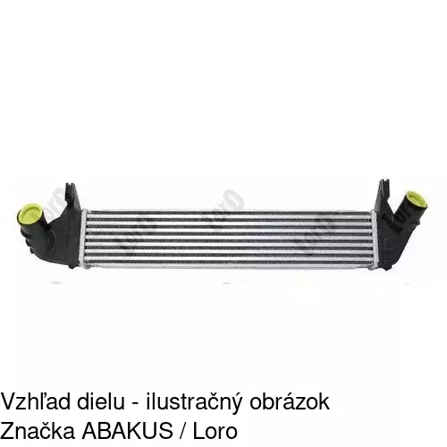 Chladiče vzduchu (Intercoolery) POLCAR 2801J8-1 - obr. 2