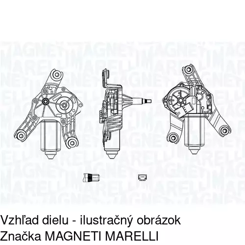 Motorček stieračov POLCAR 2808SWT1 - obr. 1