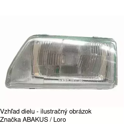 Hlavný reflektor POLCAR 3001091E - obr. 2