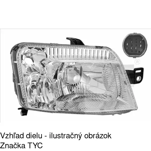 Hlavný reflektor POLCAR 3003090E - obr. 1