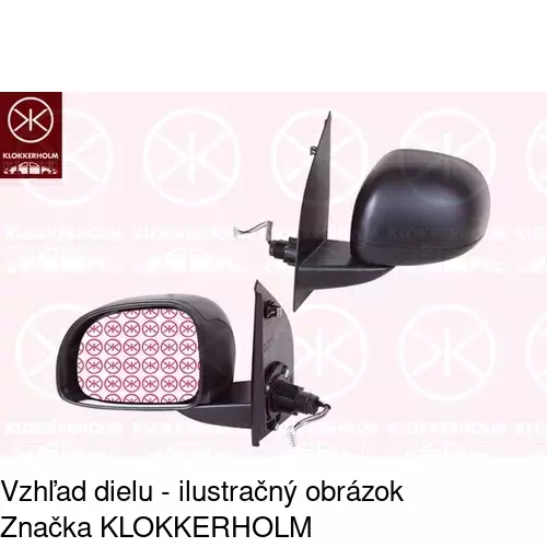 Vonkajšie zrkadlo POLCAR 3003528E - obr. 1