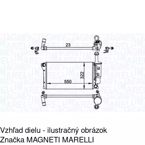 Chladiče vody POLCAR 300408-5 - obr. 1