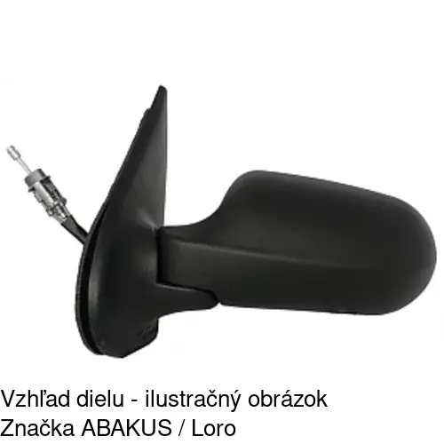 Vonkajšie zrkadlo POLCAR 3005521E - obr. 2