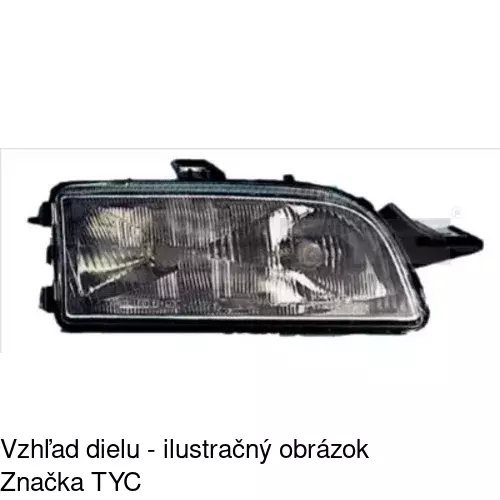 Hlavný reflektor POLCAR 3017106E