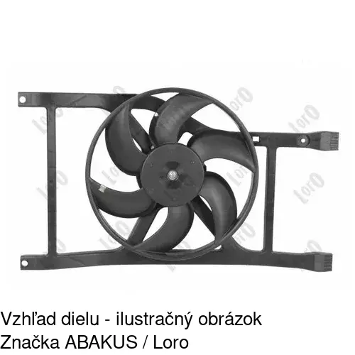 Ventilátory chladičov POLCAR 303523W1 - obr. 2