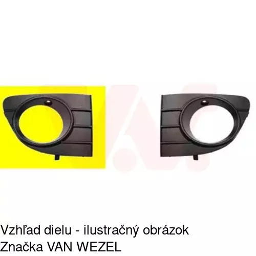 Kryt v nárazníku POLCAR 30362710 - obr. 1