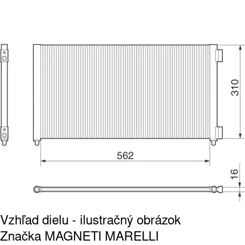 Chladiče klimatizácie POLCAR 3040K8C3