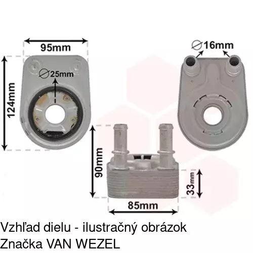 Chladiče oleja POLCAR 3040L8-1 - obr. 5